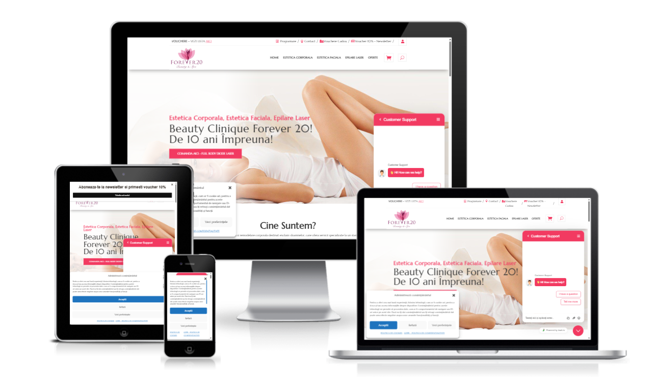 construire magazin online forever20