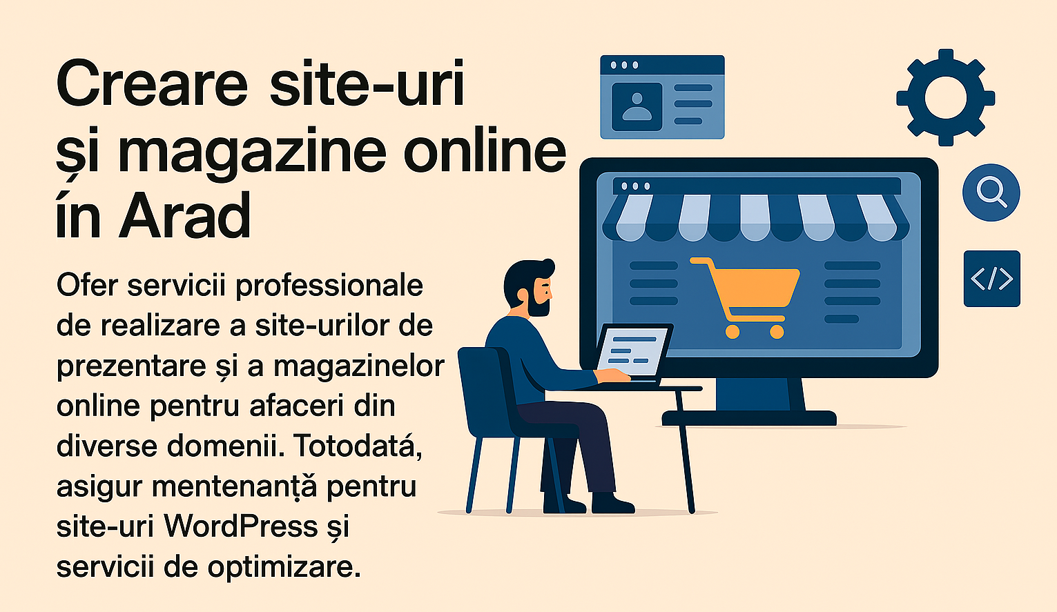 Site și magazin online Arad – ProWeb Creare site și magazin online WordPress pentru afaceri din Arad