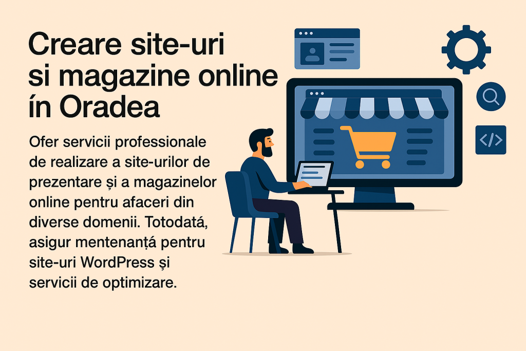 Generare conținut pentru magazine online — servicii ProWeb în Arad