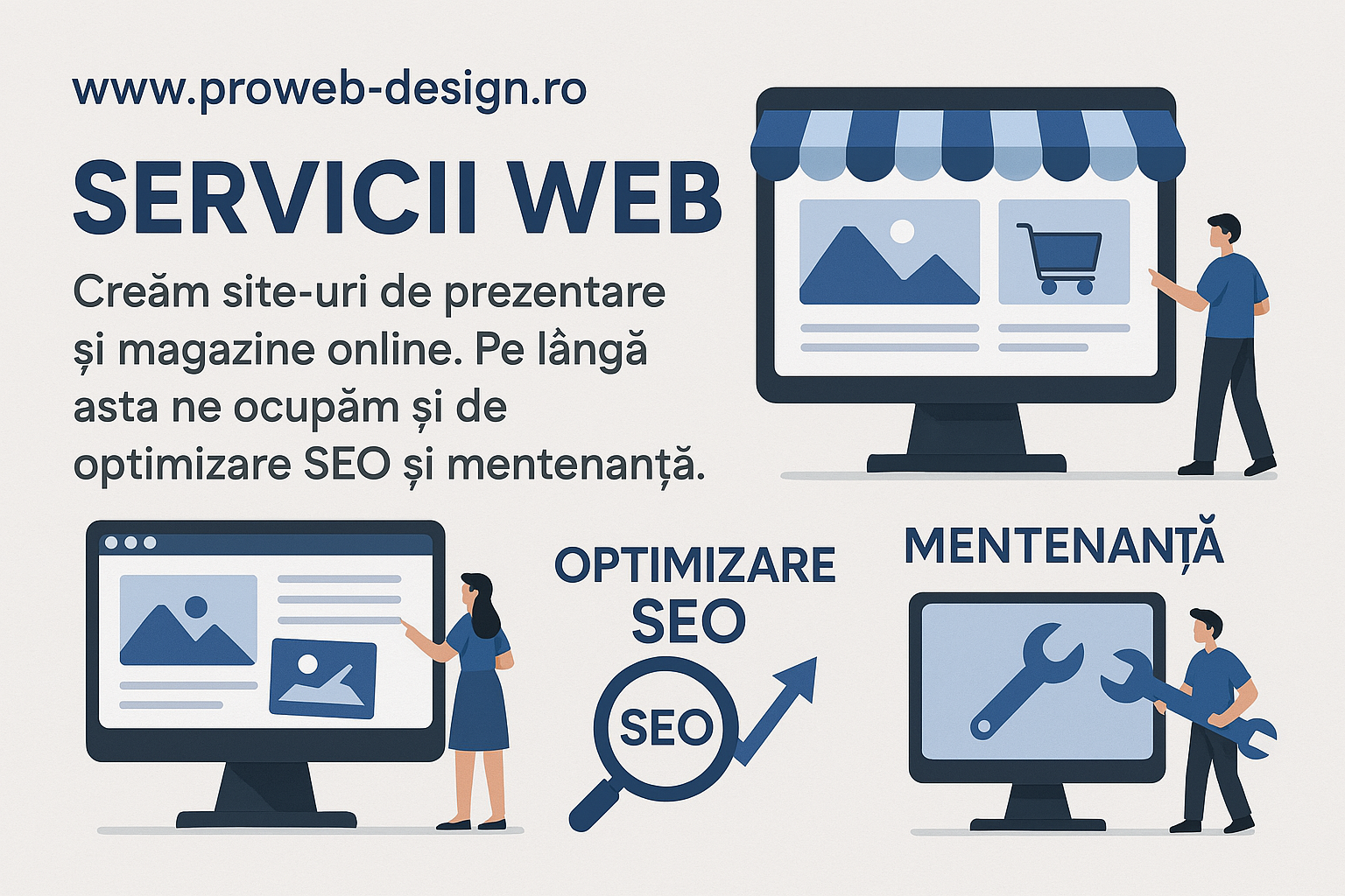 servicii web, mentenanta site, optimizare seo, creare site